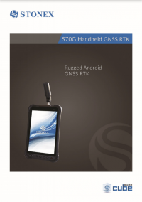 Geotools Europe GNSS Kft - Prospektus - Kezelési kézikönyv STONEX S70G GNSS RTK Android EN