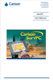 Geotools Europe GNSS Kft - Prospektus - Kezelési kézikönyv SurvPC User Manual EN